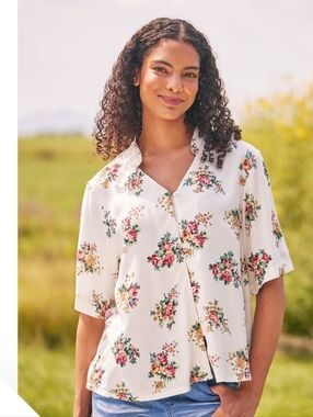 April Cornell Estella Floral Blouse